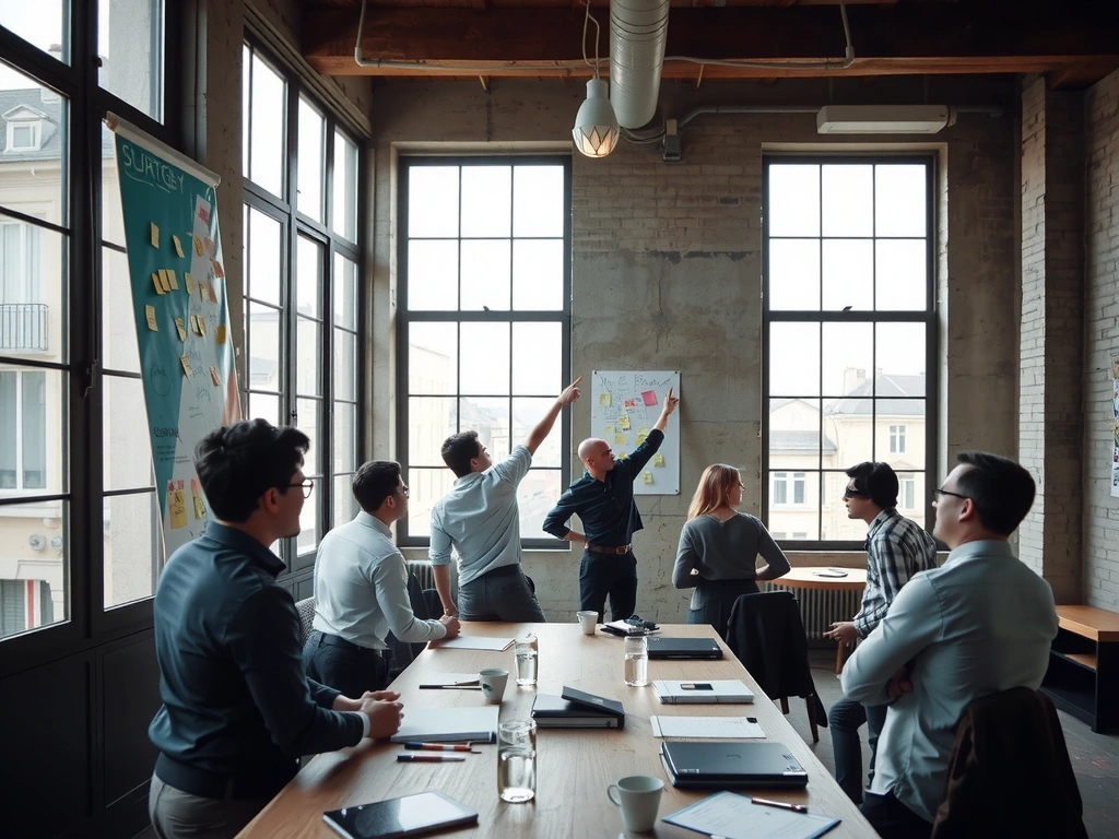 Atelier de stratégie en action