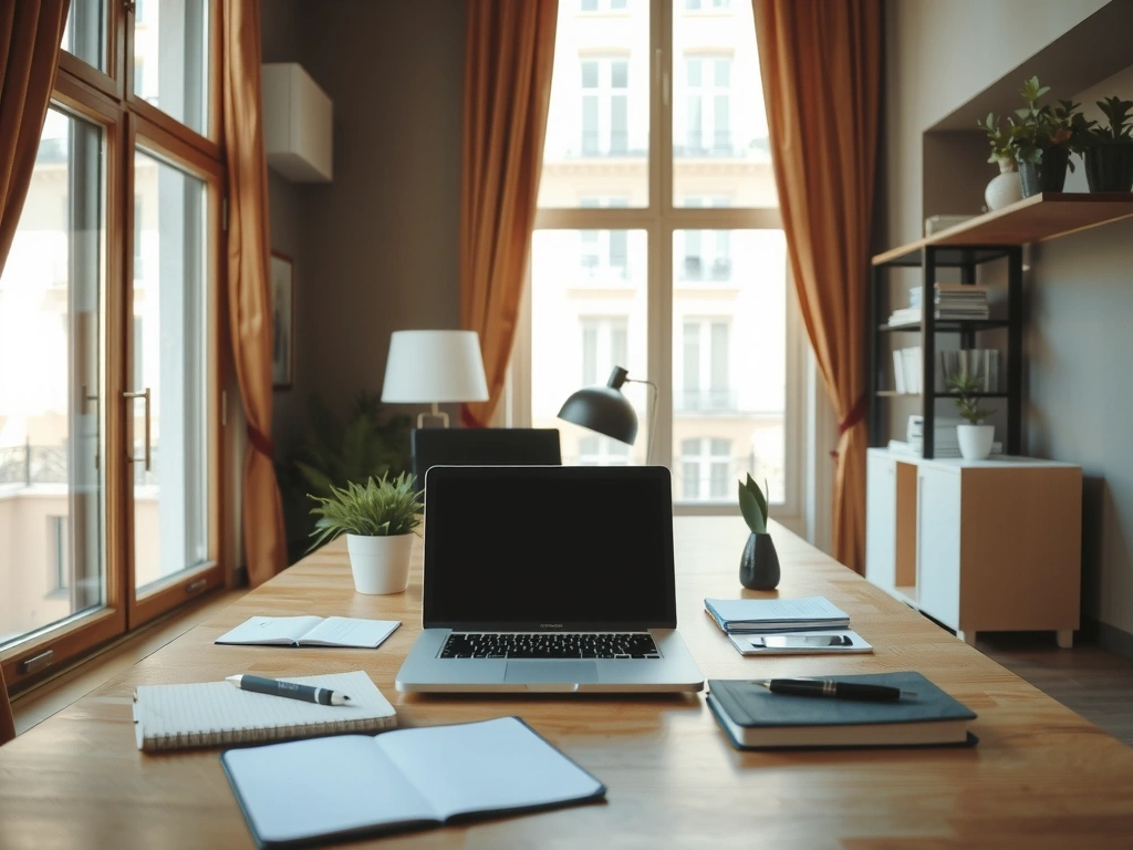 Espace de travail de l'agence Growlix